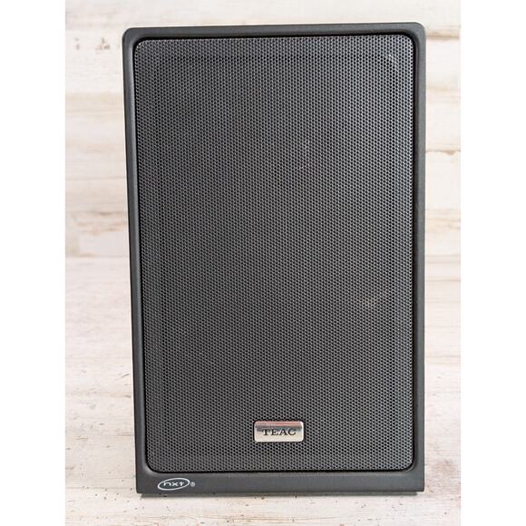 Pair 2 Teac NXT Hi-Fi Flat Thin Panel Speakers 4 Ohm 10 Watt RCA Black 5.5" x 9" - Picture 5 of 8